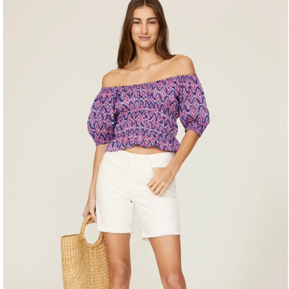 NWT Banjanan Halo Puff Sleeve Top M